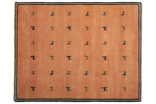 Karam in salmon - Custom - 5' Wide