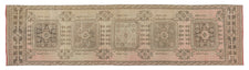 Vintage Turkish Runner Rug Tavelle