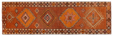 Vintage Turkish Runner Rug Siliri