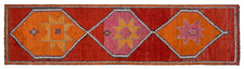 Vintage Turkish Runner Rug Sivafi