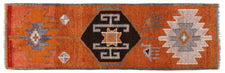 Vintage Turkish Runner Rug Filela
