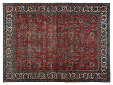 Vintage Distressed Rug Varolo