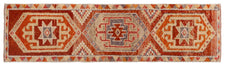Vintage Turkish Runner Rug Felvani