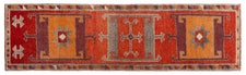 Vintage Turkish Runner Rug Uvorin