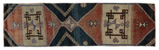 Vintage Turkish Runner Rug Malase