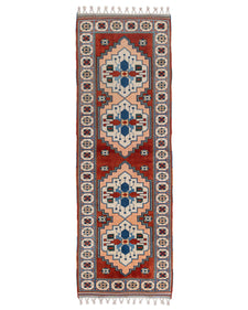 Vintage Turkish Runner Rug Neleve