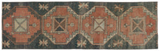 Vintage Turkish Runner Rug Karala