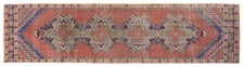 Vintage Turkish Runner Rug Qira