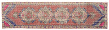 Vintage Turkish Runner Rug Zeria