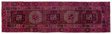 Vintage Turkish Runner Rug Milili