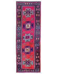 Vintage Turkish Runner Rug Relaeva