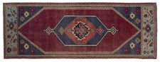 Vintage Turkish Runner Rug Laxain