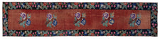 Vintage Turkish Runner Rug Graen