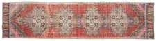 Vintage Turkish Runner Rug Anarae