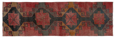 Vintage Turkish Runner Rug Semora