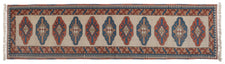 Vintage Turkish Runner Rug Kesir