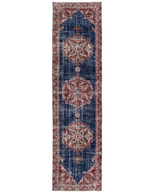 Vintage Turkish Runner Rug Zesio