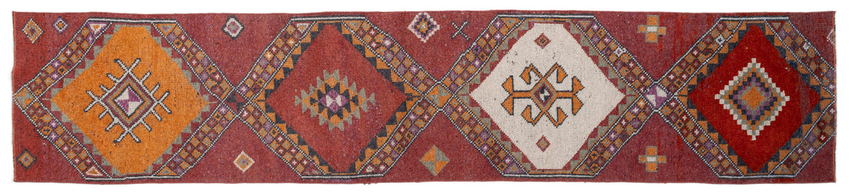 Vintage Turkish Runner Rug Abri