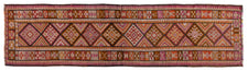 Vintage Turkish Runner Rug Belor