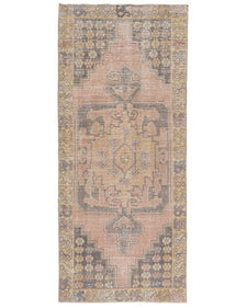 Vintage Turkish Runner Rug Lelura