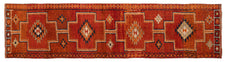Vintage Turkish Runner Rug Fisara