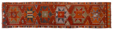 Vintage Turkish Runner Rug Linera
