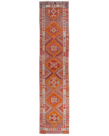 Vintage Turkish Runner Rug Lelole