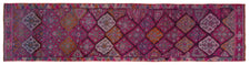 Vintage Turkish Runner Rug Saizlen