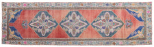 Vintage Turkish Runner Rug Zalonaris
