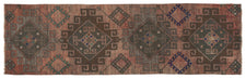 Vintage Turkish Runner Rug Sunada