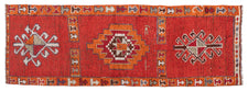 Vintage Turkish Runner Rug Norven