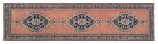 Vintage Turkish Runner Rug Zelari