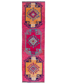 Vintage Turkish Runner Rug Delone