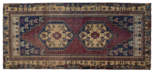 Vintage Turkish Runner Rug Oqucsiuh