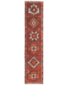 Vintage Turkish Runner Rug Vanelle