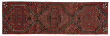 Vintage Turkish Runner Rug Brisre