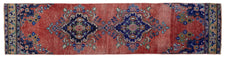 Vintage Turkish Runner Rug Utara