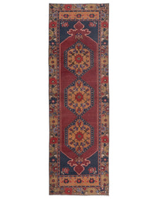 Vintage Turkish Runner Rug Falure