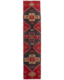 Vintage Turkish Runner Rug Mieva