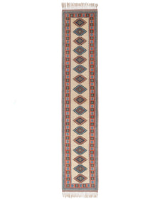Vintage Turkish Runner Rug Selaena