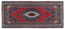 Vintage Turkish Runner Rug Azynell