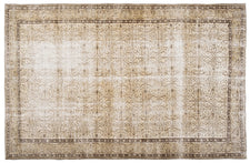 Vintage Distressed Rug Brokkueg