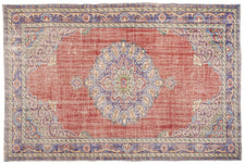 Vintage Distressed Rug Fovlen