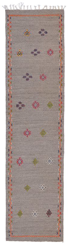 Moroccan Kilim Runner Rug Buvu