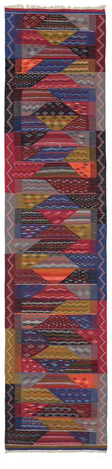 Moroccan Kilim Runner Rug Beceir