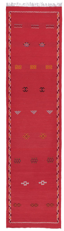 Moroccan Kilim Runner Rug Dafoa