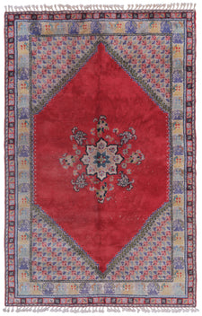 Vintage Moroccan Rug Fegeir
