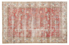 Vintage Distressed Rug Djamel