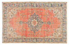 Vintage Distressed Rug Irana