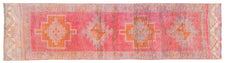 Vintage Turkish Runner Rug Nariaki